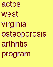 actos west virginia osteoporosis & arthritis program