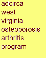 adcirca west virginia osteoporosis & arthritis program