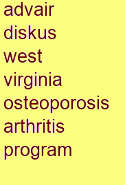 advair diskus west virginia osteoporosis & arthritis program