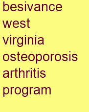 besivance west virginia osteoporosis & arthritis program