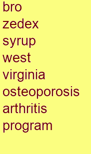 bro zedex syrup west virginia osteoporosis & arthritis program