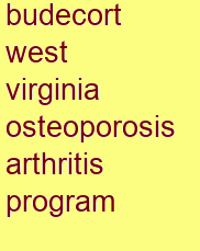 budecort west virginia osteoporosis & arthritis program