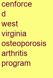 cenforce d west virginia osteoporosis & arthritis program