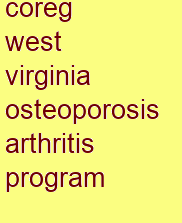 coreg west virginia osteoporosis & arthritis program