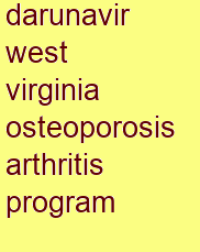 darunavir west virginia osteoporosis & arthritis program