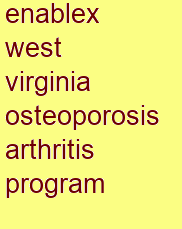 enablex west virginia osteoporosis & arthritis program