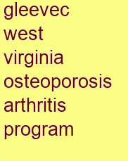 gleevec west virginia osteoporosis & arthritis program