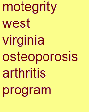 motegrity west virginia osteoporosis & arthritis program