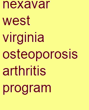 nexavar west virginia osteoporosis & arthritis program