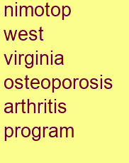 nimotop west virginia osteoporosis & arthritis program