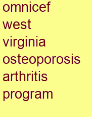 omnicef west virginia osteoporosis & arthritis program