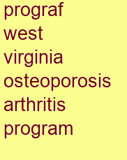 prograf west virginia osteoporosis & arthritis program