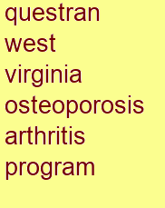 questran west virginia osteoporosis & arthritis program