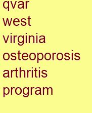 qvar west virginia osteoporosis & arthritis program