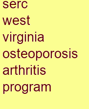 serc west virginia osteoporosis & arthritis program