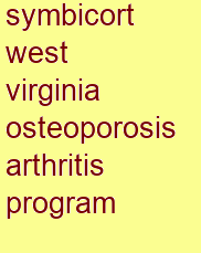 symbicort west virginia osteoporosis & arthritis program