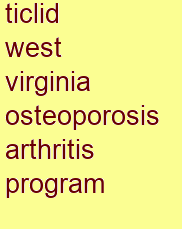 ticlid west virginia osteoporosis & arthritis program